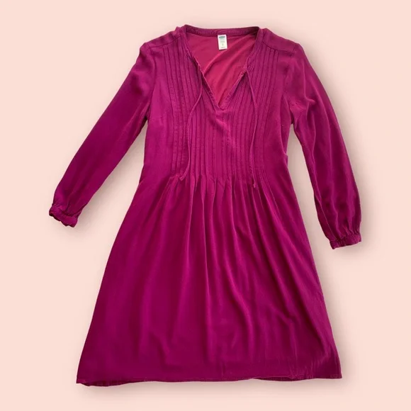 pink maternity dress old navy Maternity Vintage Crew-Neck Mini T-Shirt Dress